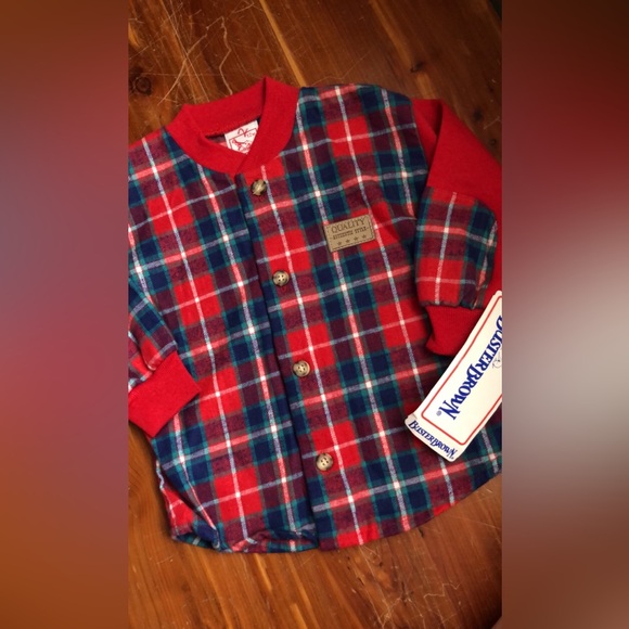 Buster Brown Vintage NWT size 12m plaid jacket - Picture 5 of 5